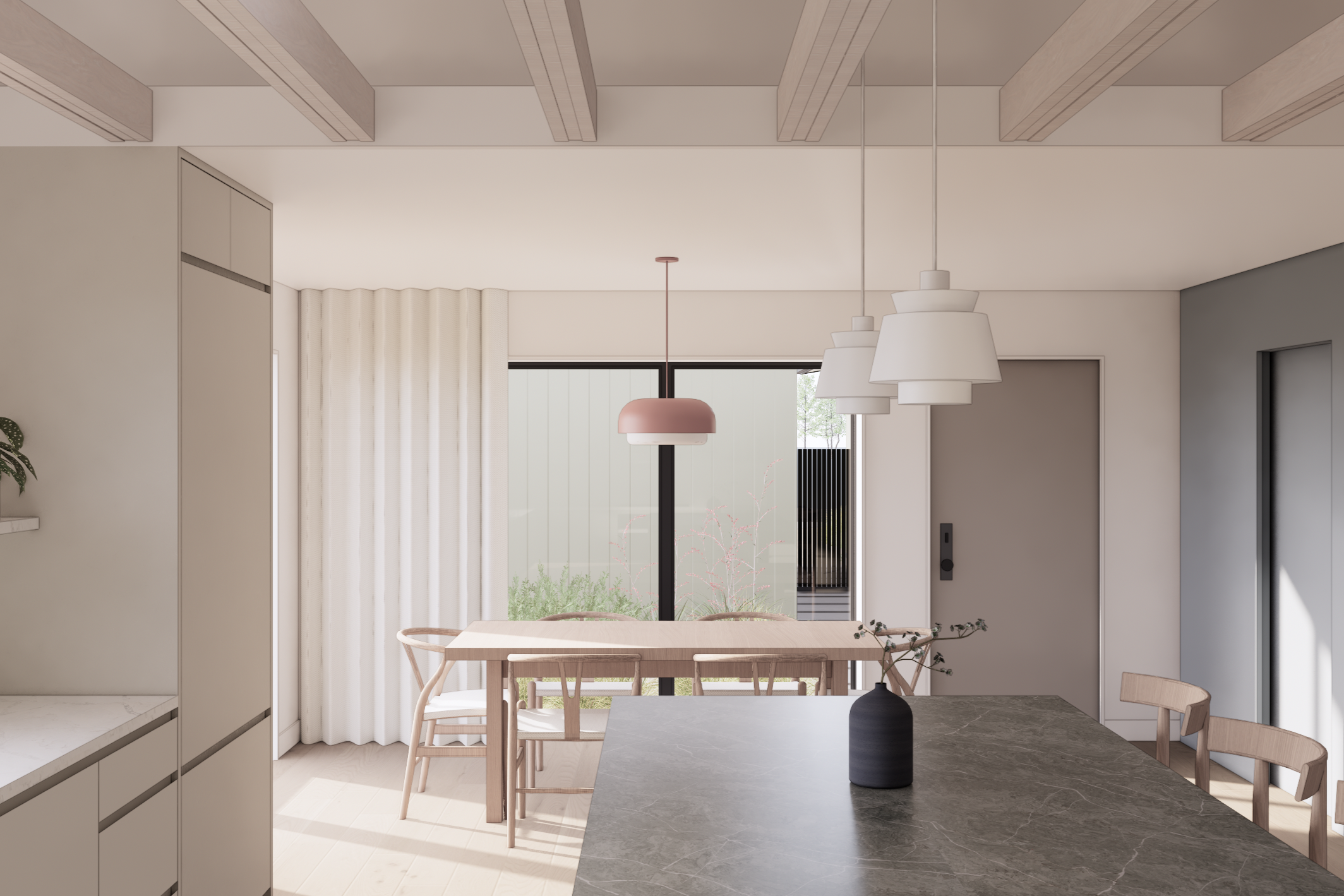 Interior 2 – Kitchen to Dining
